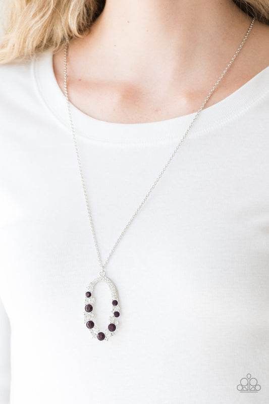 Spotlight Social - Purple necklace