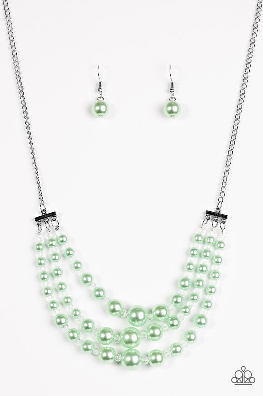 Spring Social - Green necklace