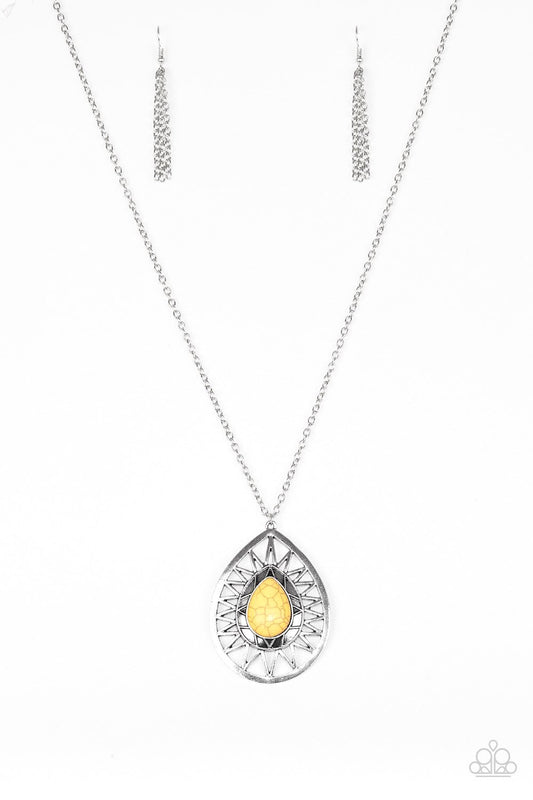 Summer Sunbeam - Yellow Necklace