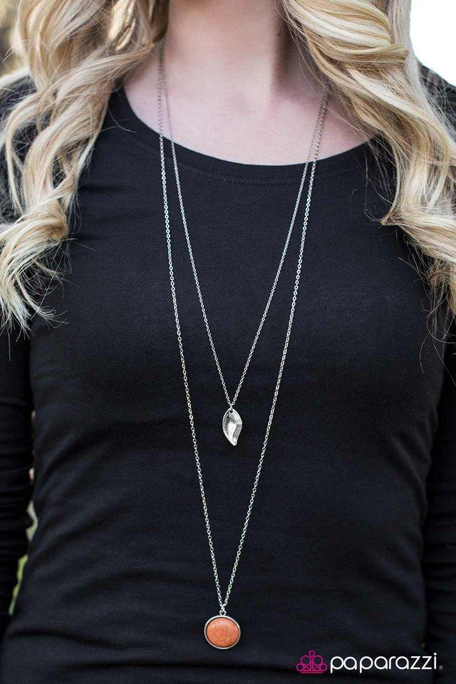 Into The Forest - Orange Necklace