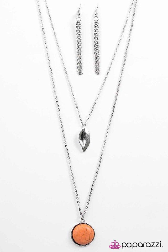 Into The Forest - Orange Necklace