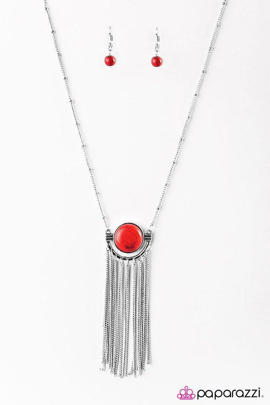 After Dusk - Red Necklace