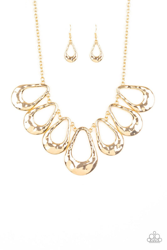 Teardrop Envy - Gold necklace
