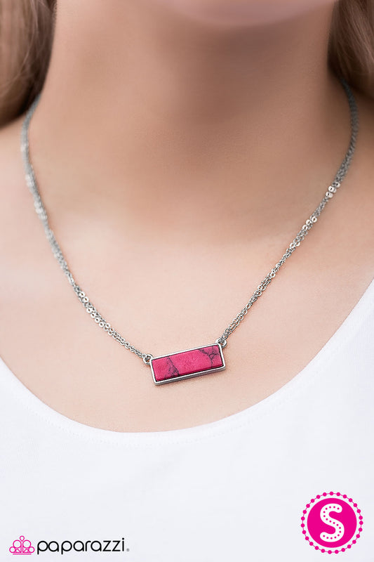 Land Ahoy! - Pink necklace