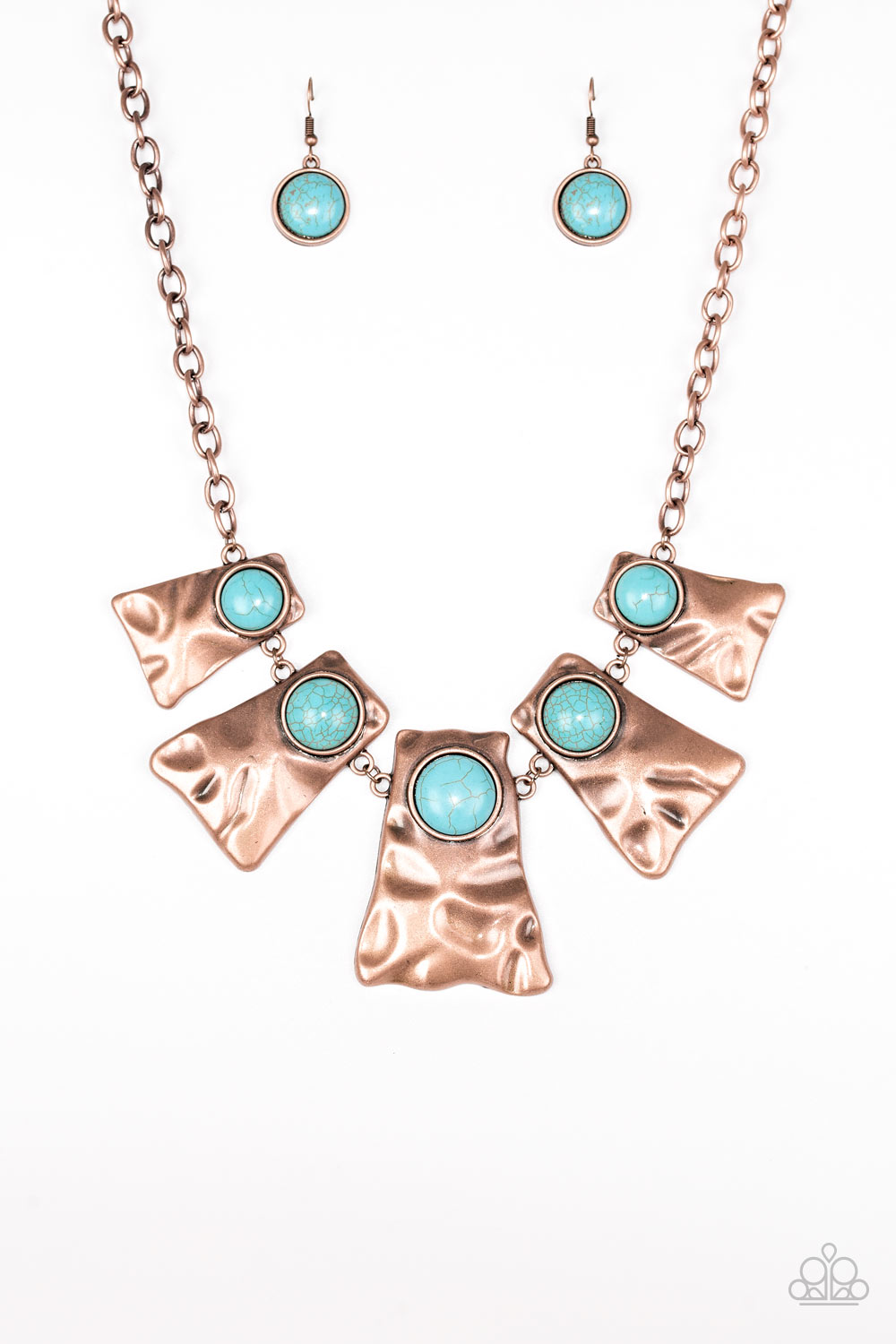 Cougar - Copper/Turquoise necklace