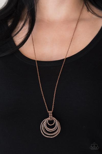 Rippling Relic - Copper necklace