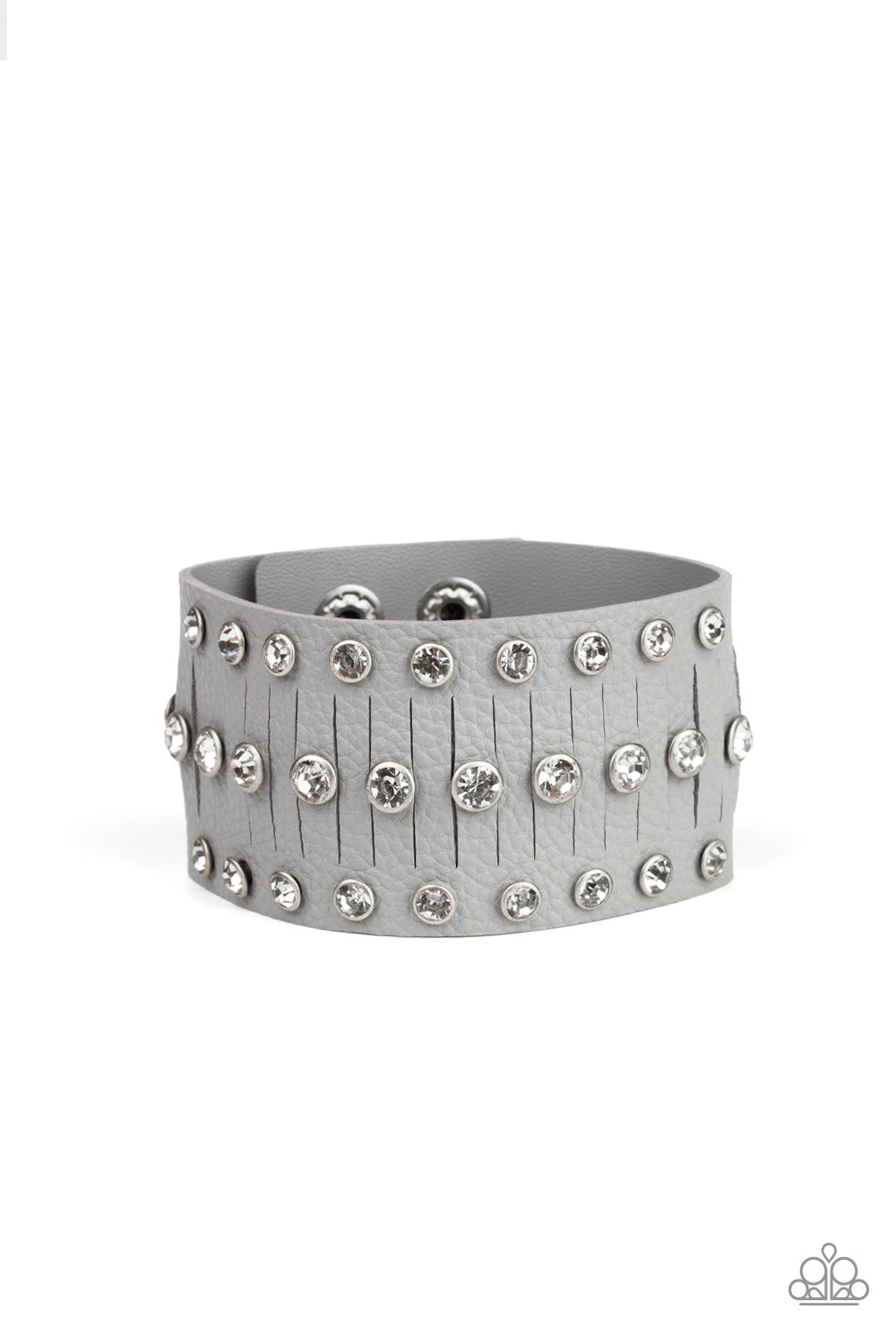 Now Taking The Stage - Silver wrap bracelet