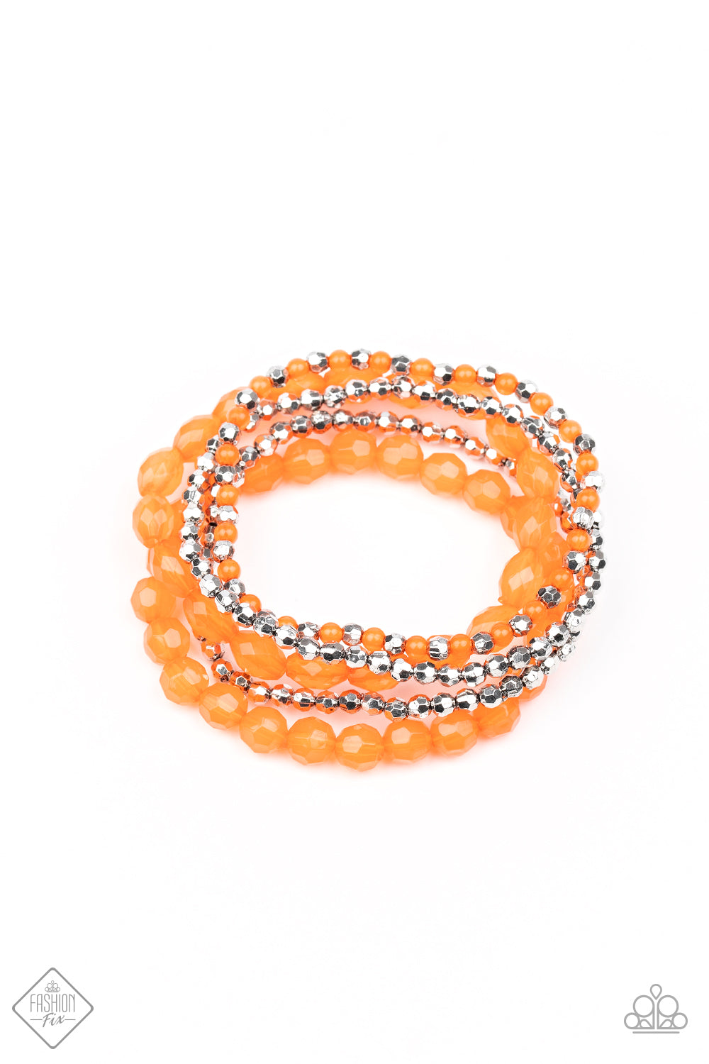 Eden Dew - Orange necklace w/matching bracelet