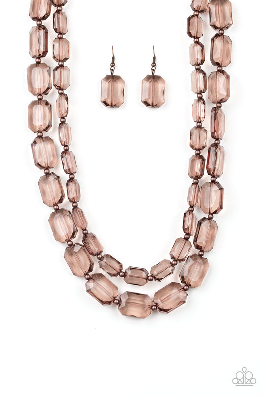 Ice Bank - Copper necklace