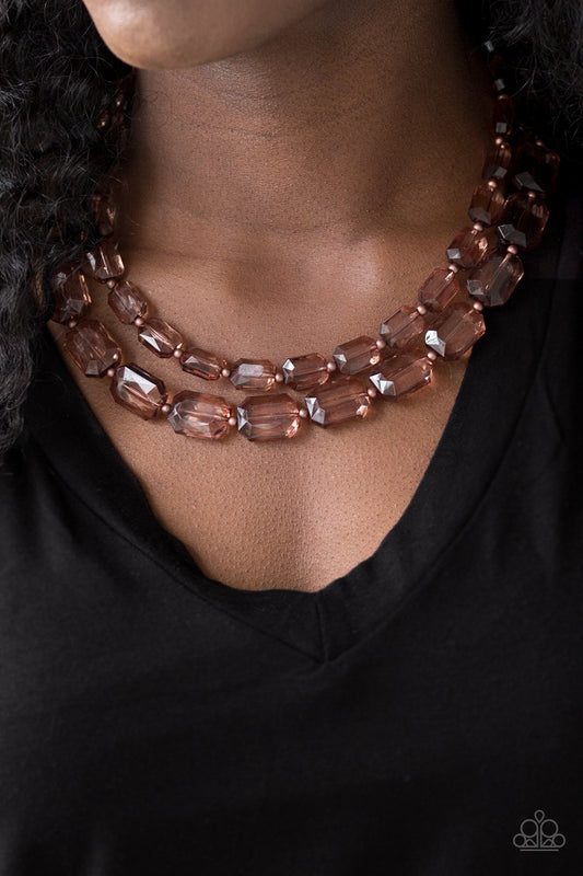 Ice Bank - Copper necklace