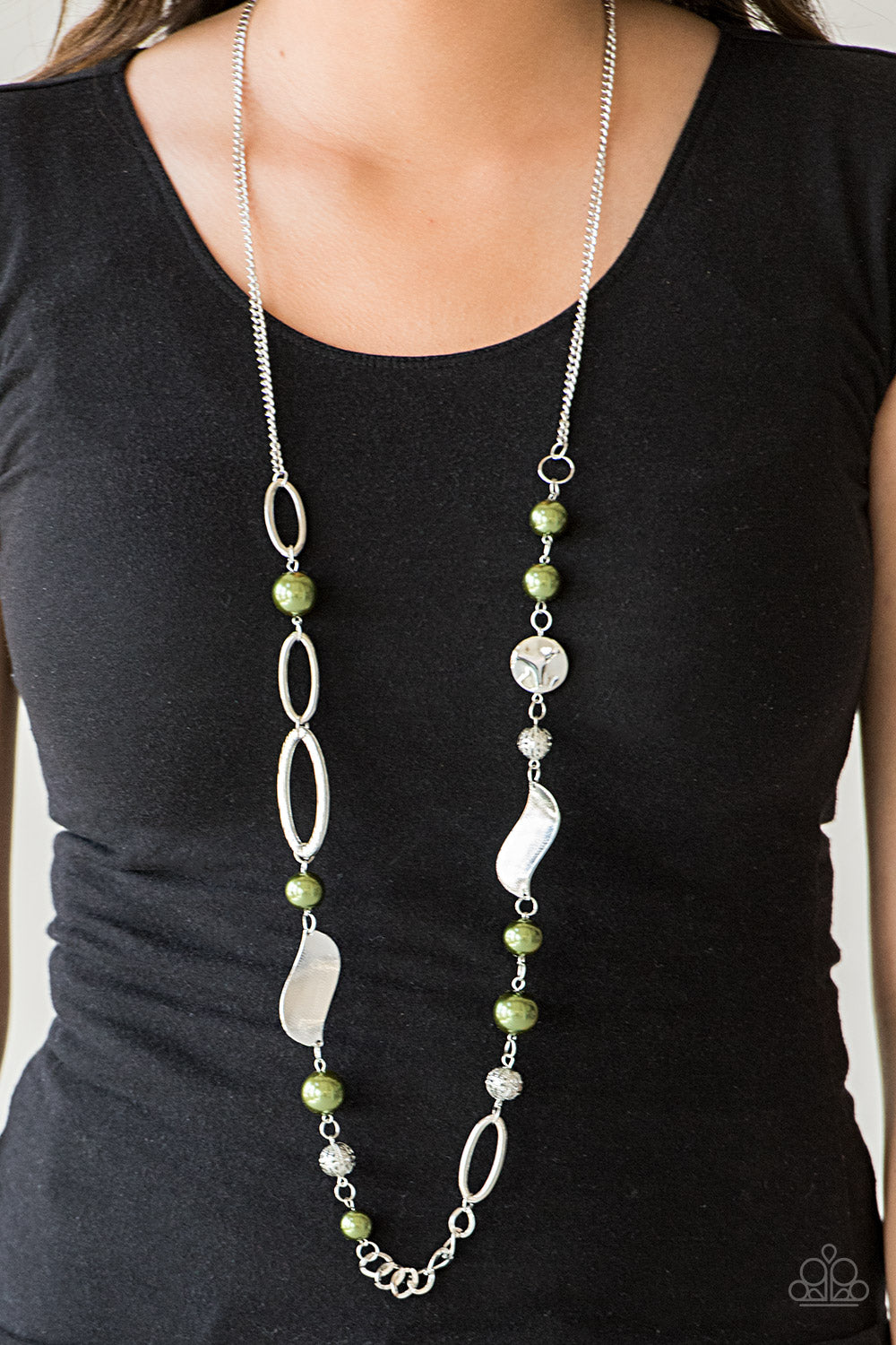 All About Me - Green necklace set
