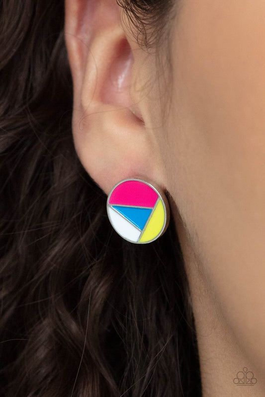 Artistic Expression - Multi-color post earrings