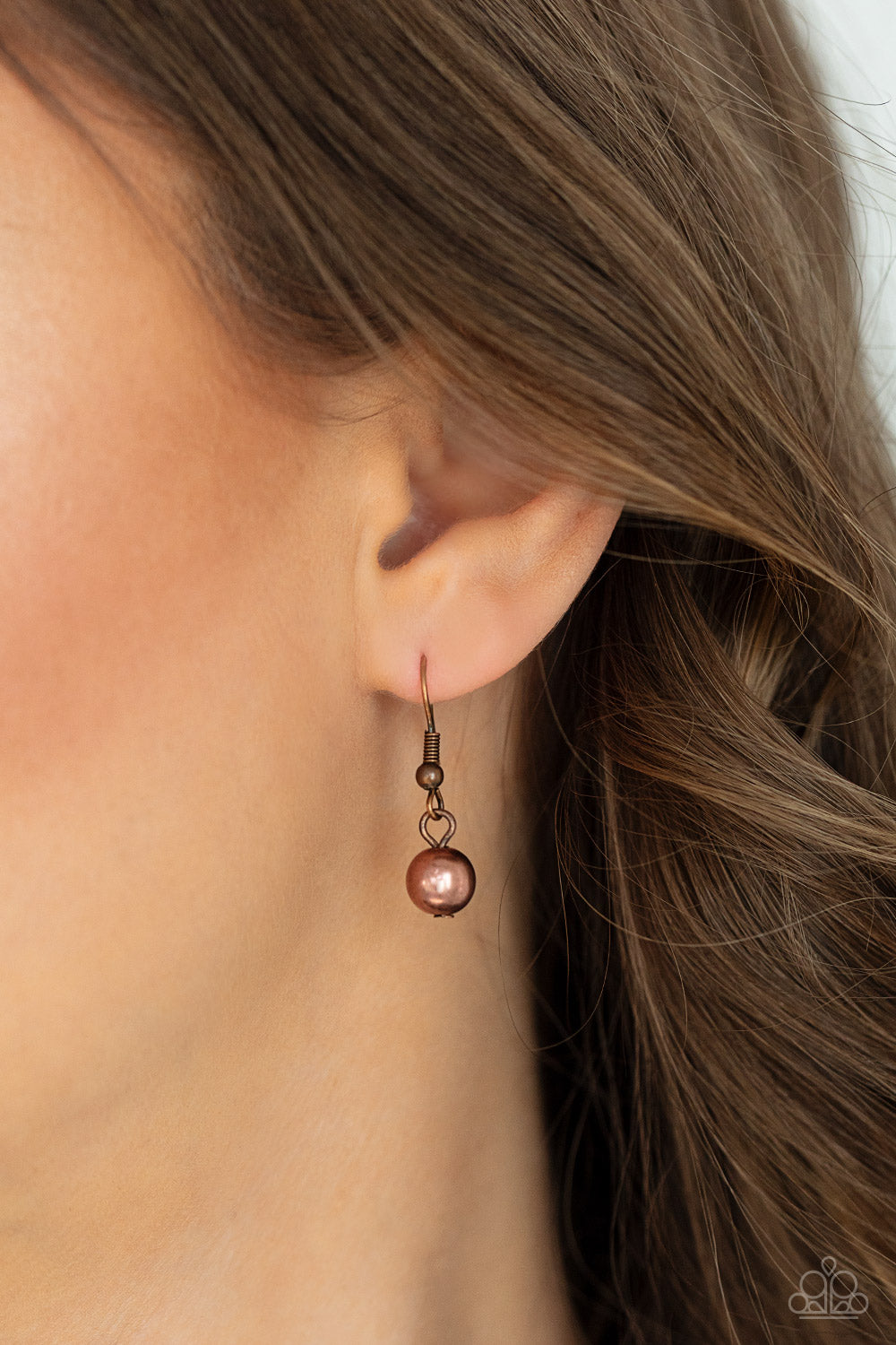 Beaded Beacon - Copper necklace