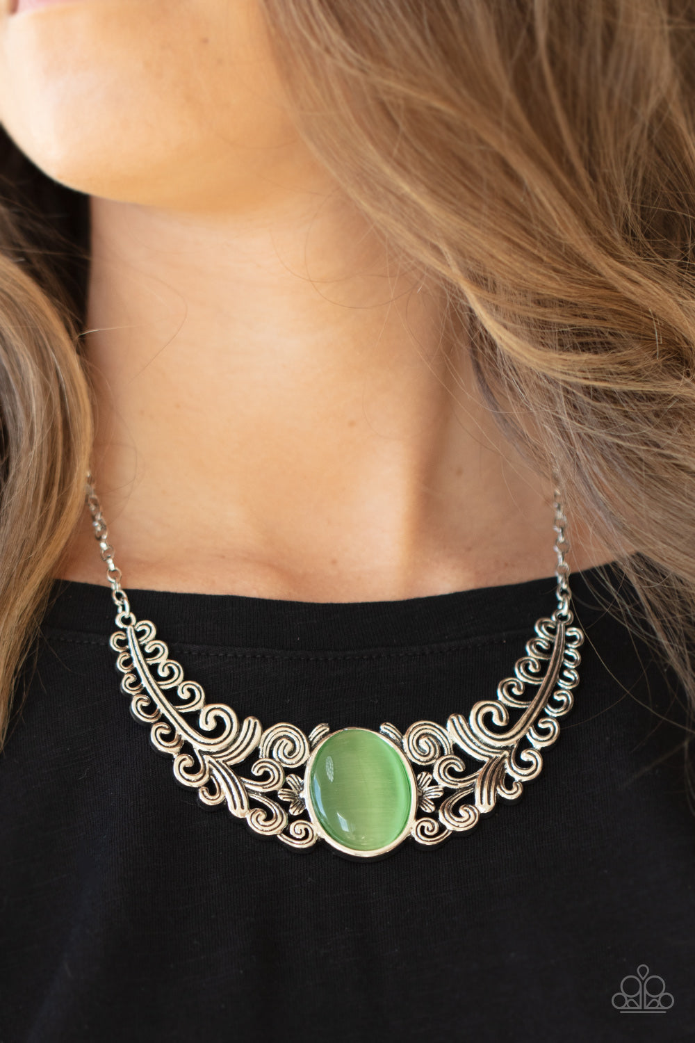 Celestial Eden - Green necklace