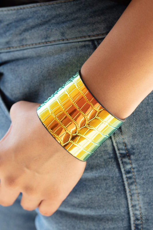 Chroma Croc - Multi bracelet