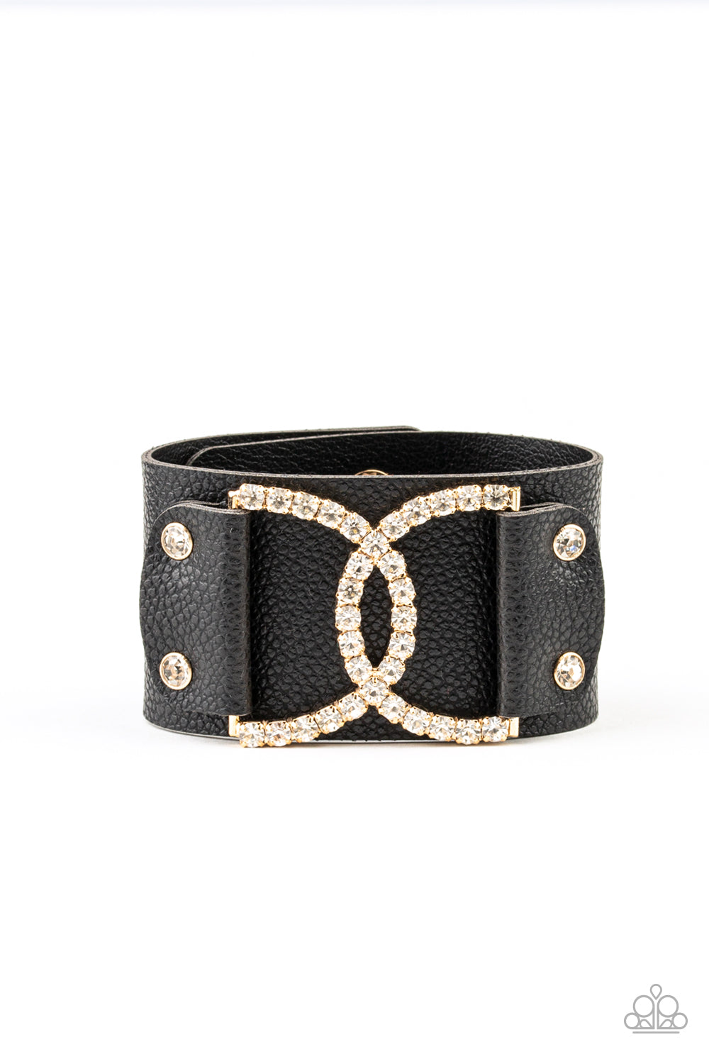 Couture Culture - Gold/Black wrap bracelet