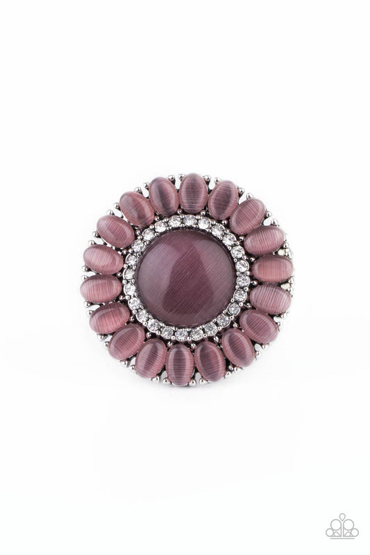 Elegantly Eden - Purple moonstone ring