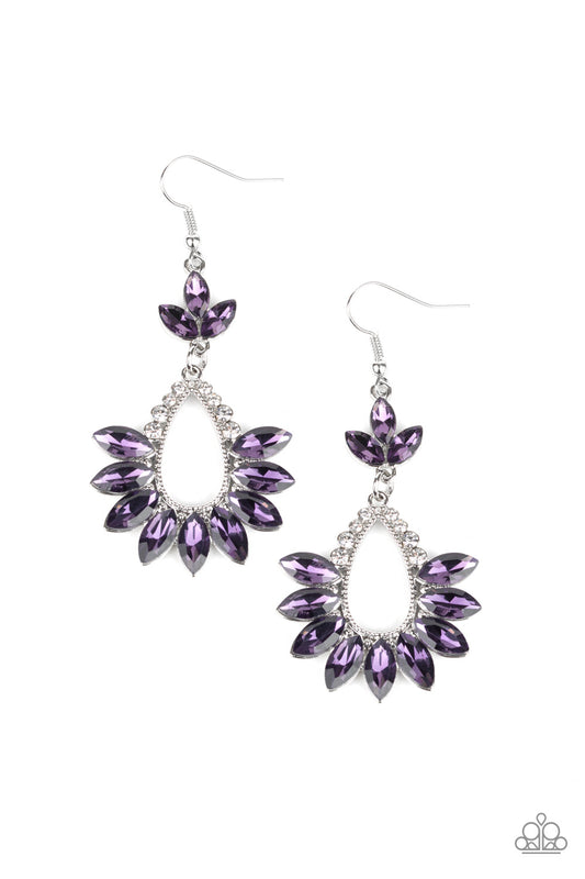 Extra Exquisite - Purple earrings