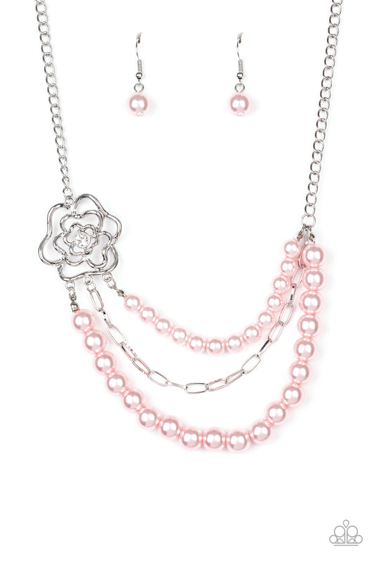 Fabulously Floral - Pink necklace