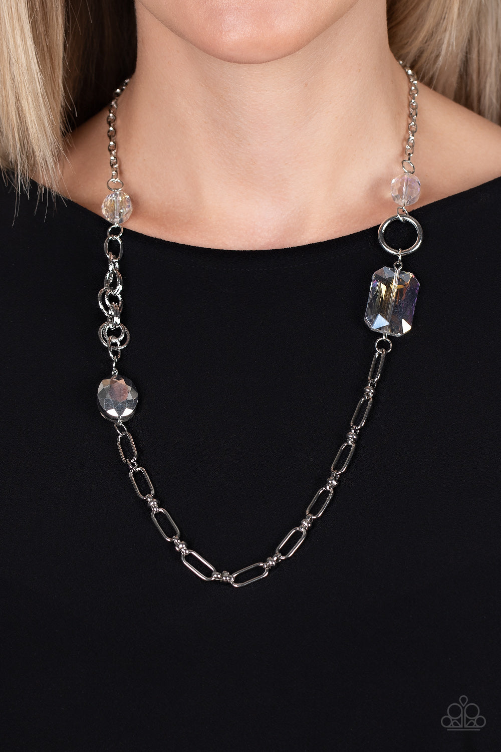 Famous and Fabulous - Iridescent/Multicolor necklace