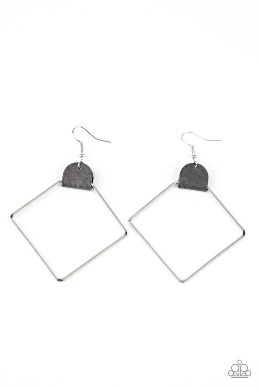 Friends of a LEATHER - Silver earrings