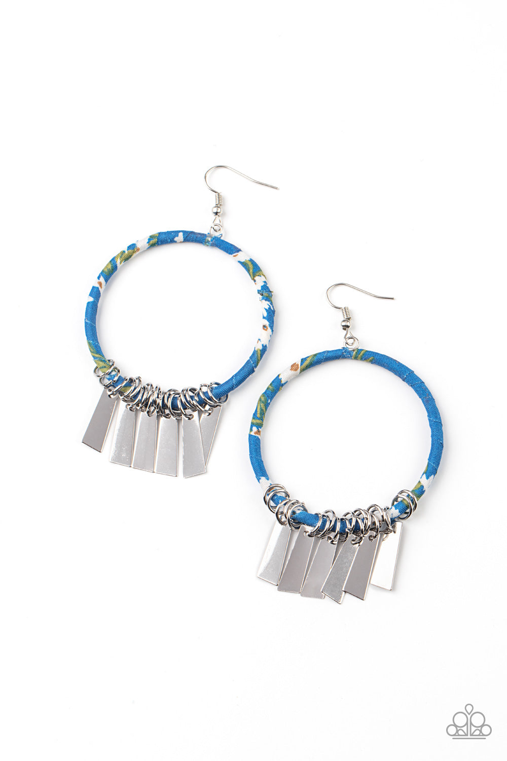 Garden Chimes - Blue multi earrings