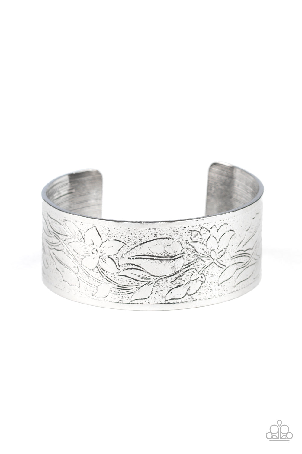 Garden Variety - Silver cuff bracelet