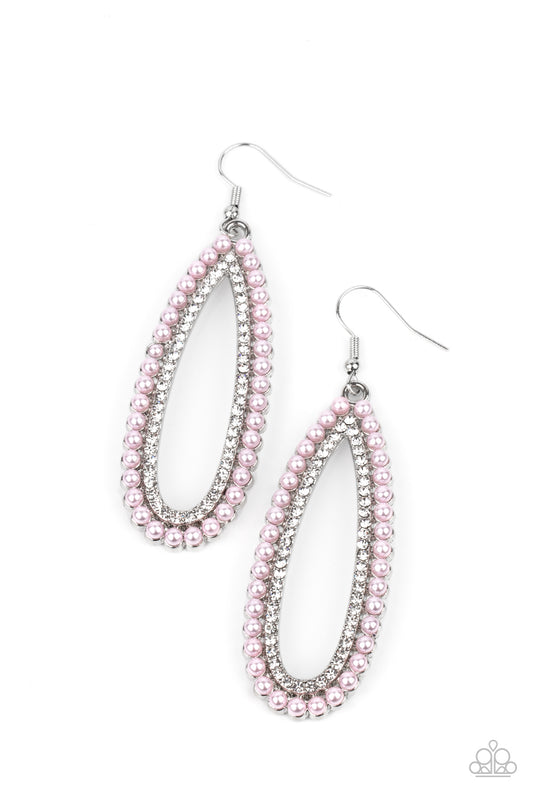 Glamorously Glowing - Pink earrings