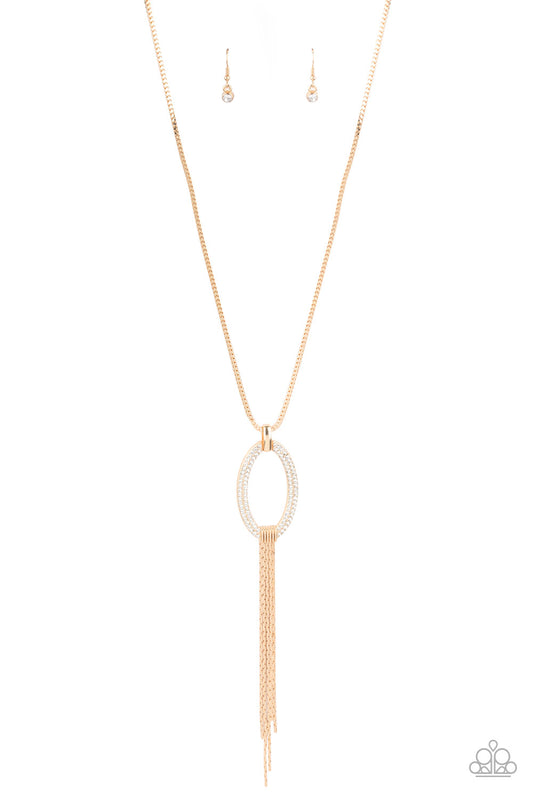 Head OVAL Heels - Gold necklace