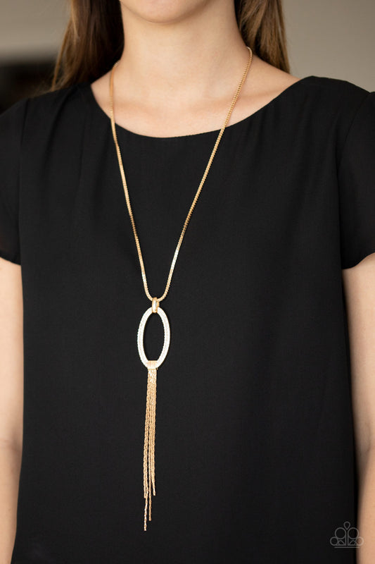 Head OVAL Heels - Gold necklace