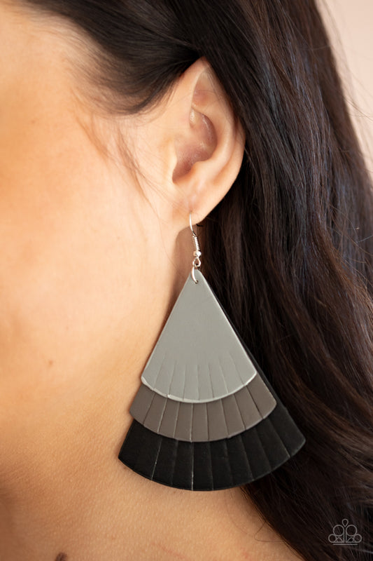 Huge Fanatic - Black multi earrings