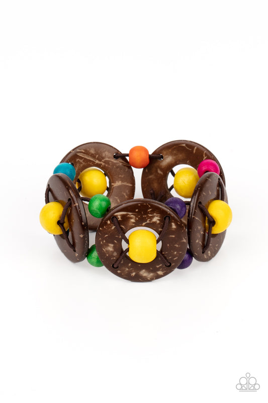 Island Adventure - Multicolor wood bracelet