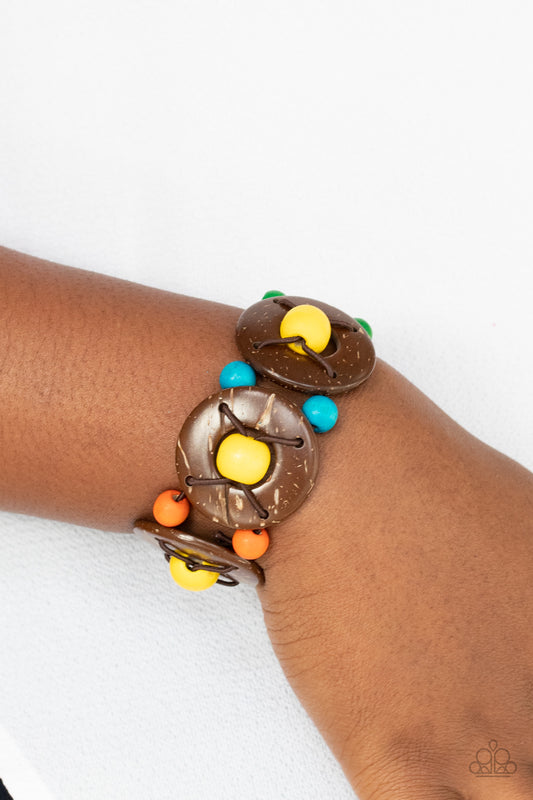 Island Adventure - Multicolor wood bracelet