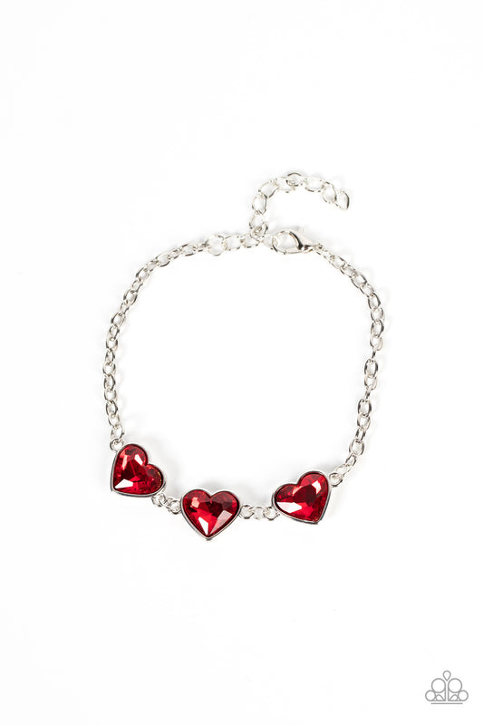 Little Heartbreaker - Red heart bracelet