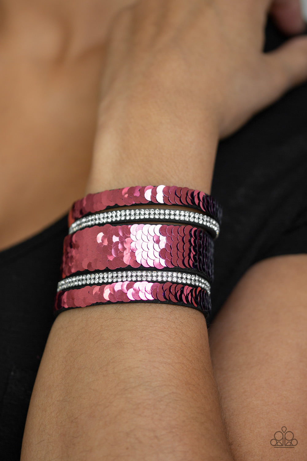 MERMAID Service - Pink wrap bracelet