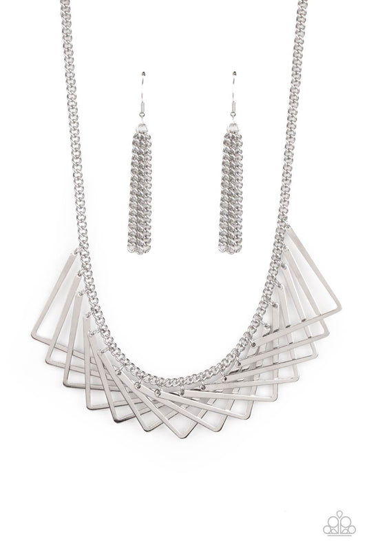 Metro Mirage - Silver necklace