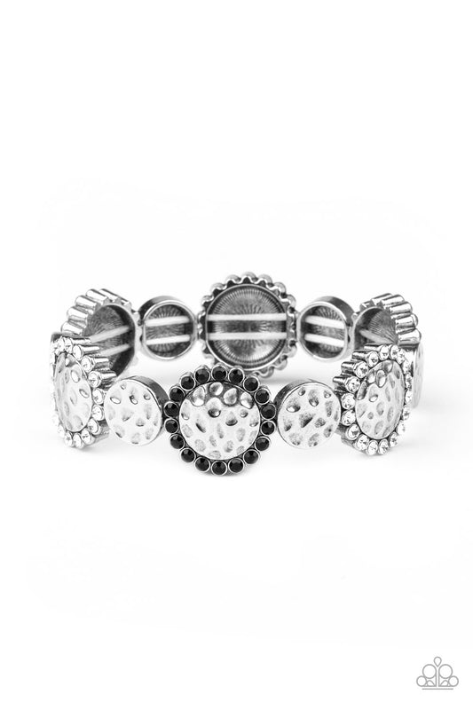 Mixed Up Metro - Silver multi bracelet