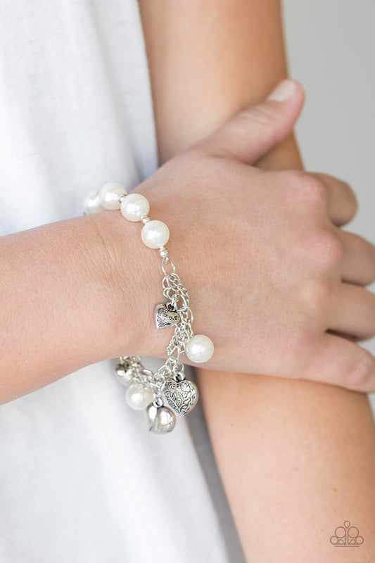 More Amour - White bracelet