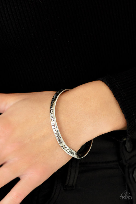 Perfect Present - Silver bangle bracelet