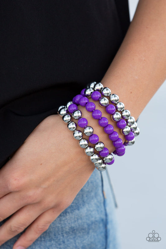 Pop-YOU-lar Culture - Purple bracelet