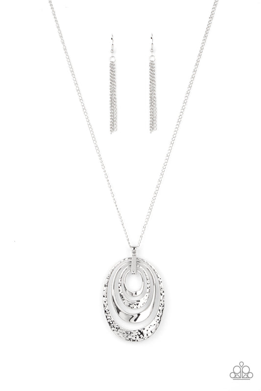 Renegade Ripples - Silver necklace