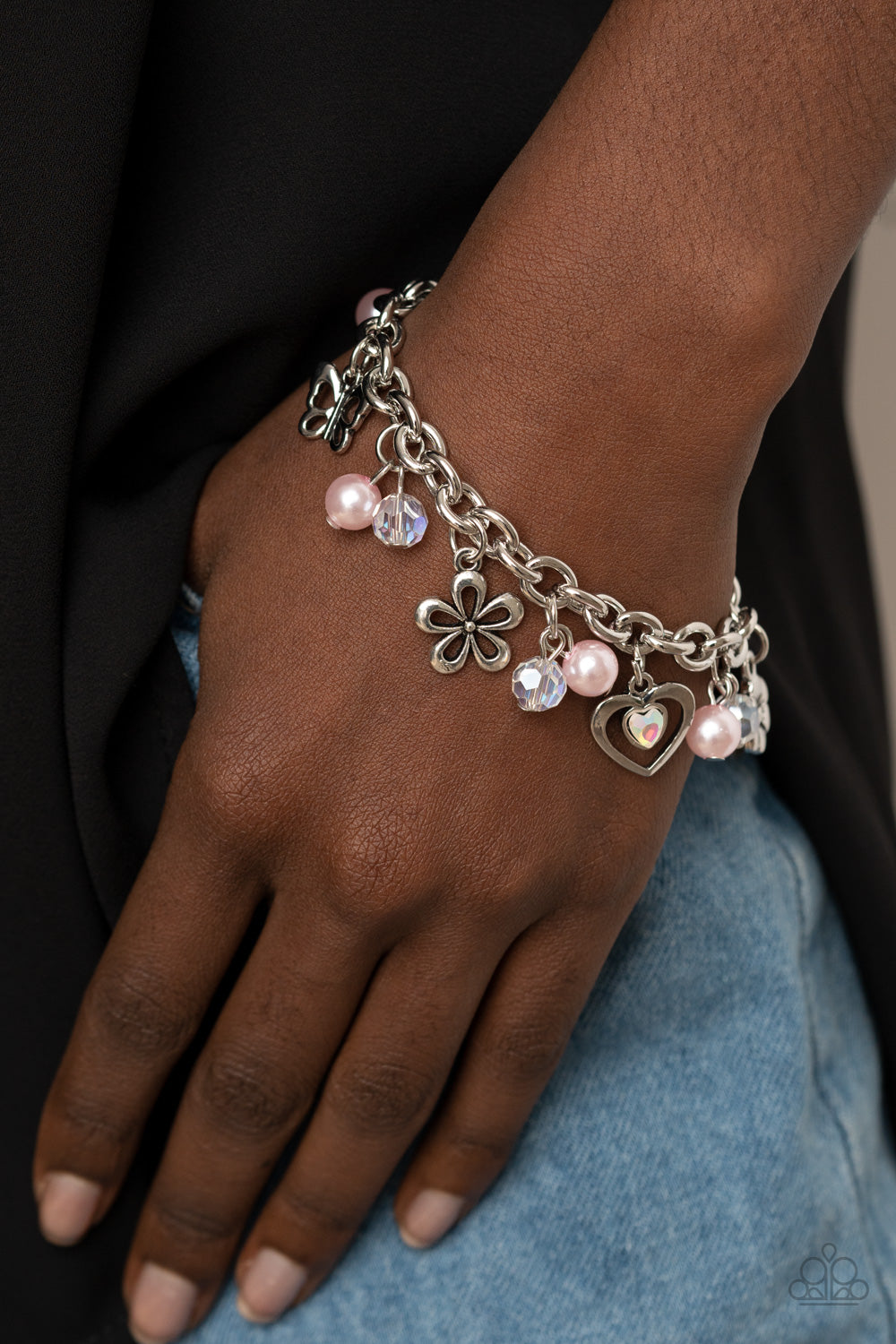 Retreat into Romance - Pink bracelet