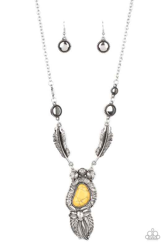 Ruler of The Roost - Yellow necklace