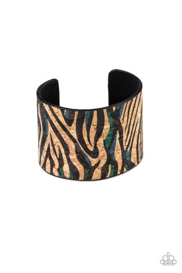 Show Your True Stripes - Blue Cork Bracelet (Life of the Party April 2020)