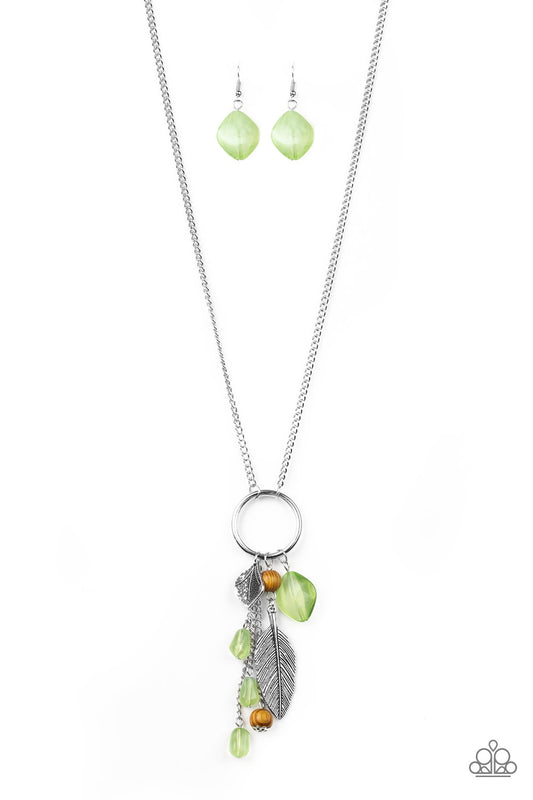 Sky High Style - Green necklace