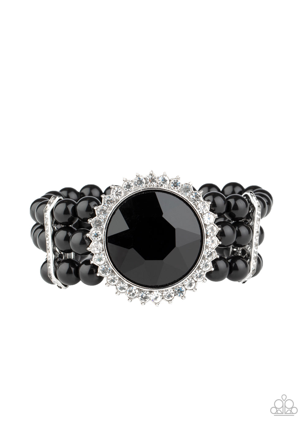 Speechless Sparkle - Black bracelet