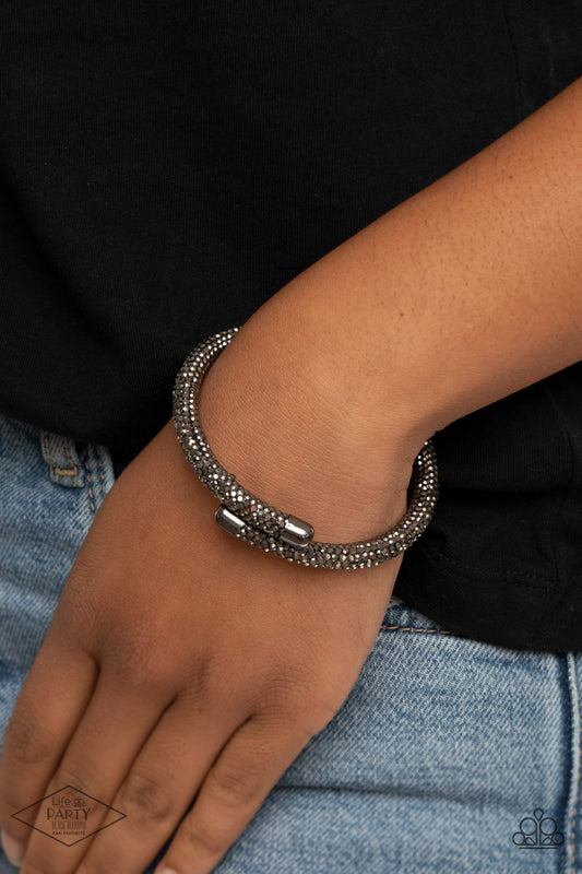 Stageworthy Sparkle - Black/Gunmetal bracelet