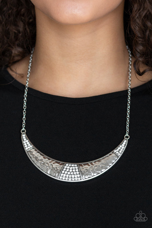 Stardust - White rhinestones necklace
