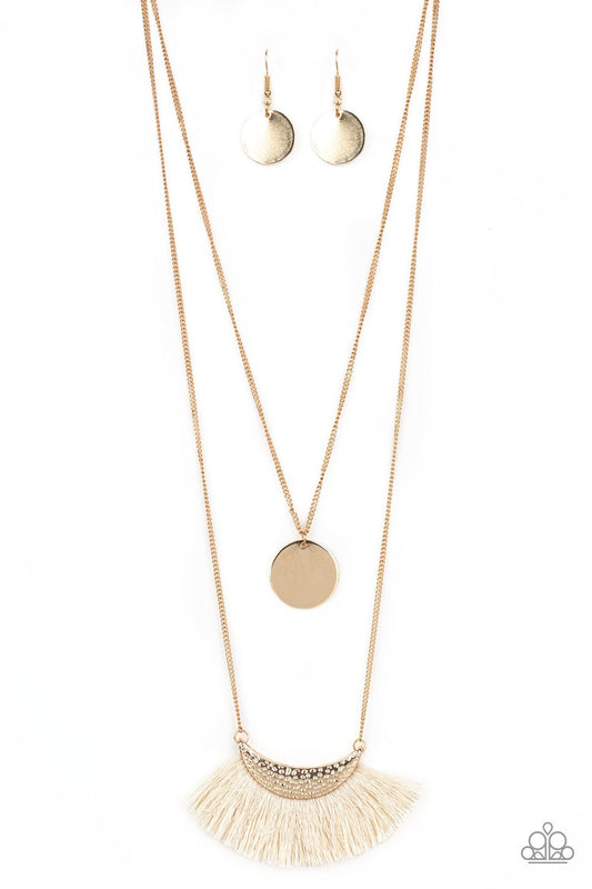 Tassel Temptation - Gold necklace