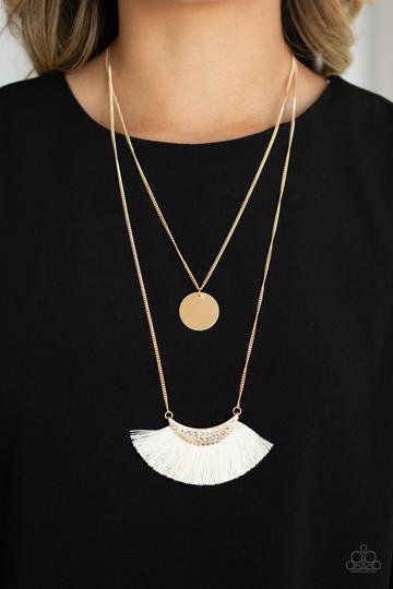 Tassel Temptation - Gold necklace